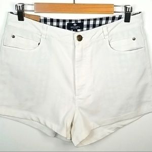 Sperry women's white sailing shorts